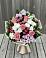 Букет цветов из: Альстромерии, Гвоздики, Розы и Хризантемы в Балково