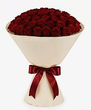 Букет 101 Бордовая роза Блэк Бакарра в Балково
