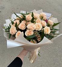 Букет Кремовые розы Латте в Балково