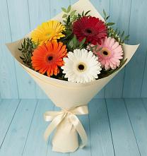 Букет цветов из:  Герберы в Балково
