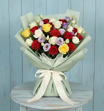 Букет цветов из:  Розы #REPLACE_PRED# Балково