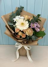 Букет цветов из:  Герберы и Хризантемы в Балково