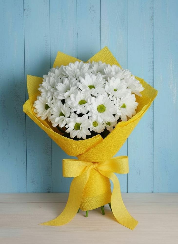 Букет цветов из: Хризантемы в Балково