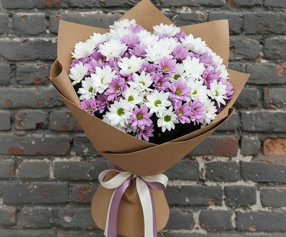 Букет цветов из: Хризантемы в Балково