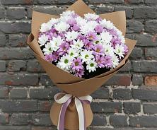 Букет цветов из:  Хризантемы #REPLACE_PRED# Балково