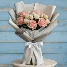 Букет цветов из:  Розы #REPLACE_PRED# Балково