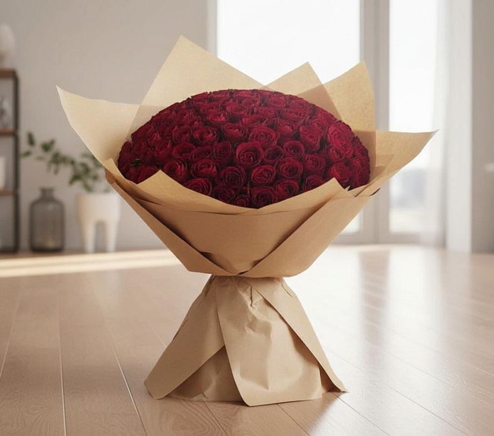 Букет 101 Красная роза в Балково