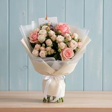 Букет цветов из:  Розы в Балково